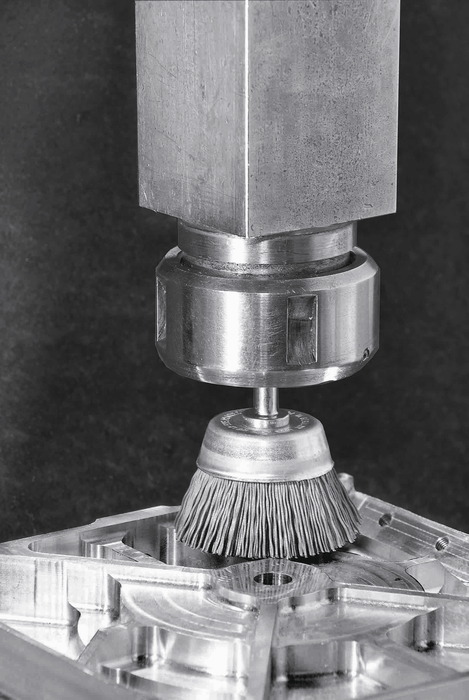 Lessmann Cup Brush 6mm Shank Dia 70mm Steel Wire STA Crimped 0.30mm