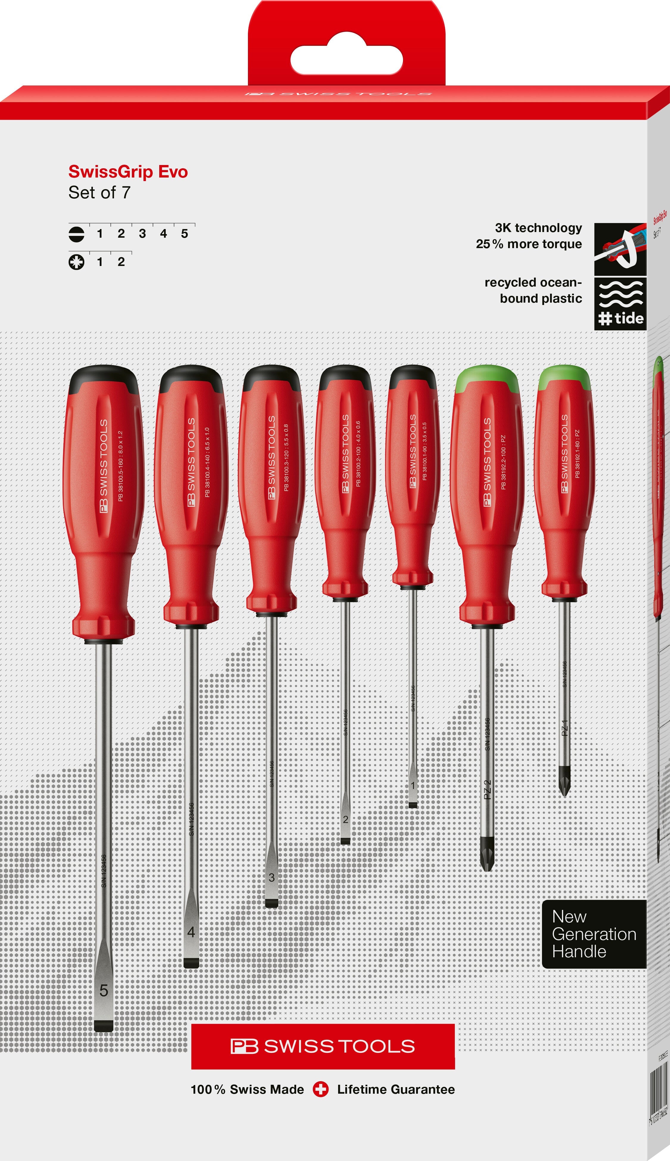 Wholesale PB Swiss SwissGrip Evo SL & PZ Screwdriver Set in Box Online ...
