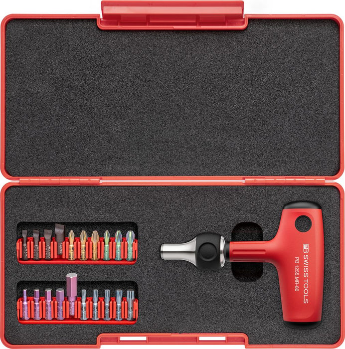 PB Swiss 1255 MR Cross Handle Bit Holder Set in ToolBox