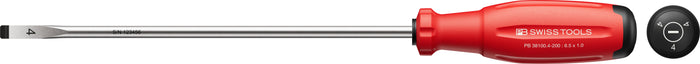 PB Swiss 38100 SwissGrip Evo Slotted Screwdriver 1.0 x 6.5 x 200mm