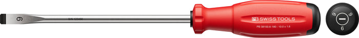 PB Swiss 38100 SwissGrip Evo Slotted Screwdriver 1.6 x 10 x 180mm