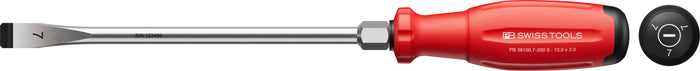 PB Swiss 38100 SwissGrip Evo Slotted Screwdriver with Hexagonal Wrench Section 2 x 13 x 200mm