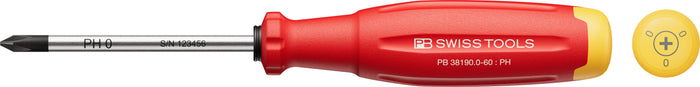 PB Swiss 38190 SwissGrip Evo Phillips Screwdriver PH0 x 60mm