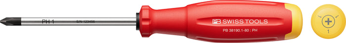 PB Swiss 38190 SwissGrip Evo Phillips Screwdriver PH1 x 80mm