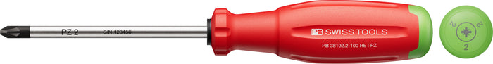 PB Swiss RainBow SwissGrip Evo Pozidriv Screwdriver PZ2 x 100mm Red