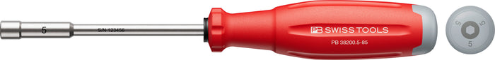 PB Swiss SwissGrip Evo Socket Screwdriver for Hex Screws 5.0 x 85mm