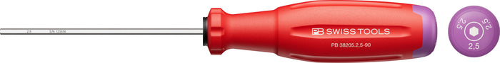 PB Swiss SwissGrip Evo Screwdriver for Hex Socket Screws 2.5 x 90mm