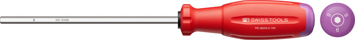 PB Swiss SwissGrip Evo Screwdriver for Hex Socket Screws 6.0 x 160mm