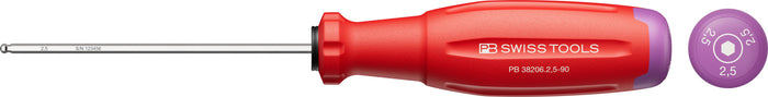 PB Swiss SwissGrip Evo Hex Ball Point Screwdriver 2.5 x 90mm