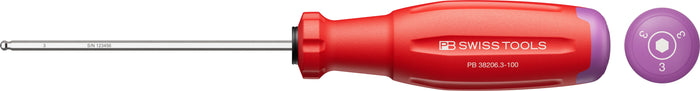 PB Swiss SwissGrip Evo Hex Ball Point Screwdriver 3 x 100mm