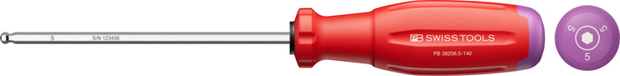 PB Swiss SwissGrip Evo Hex Ball Point Screwdriver 5 x 140mm
