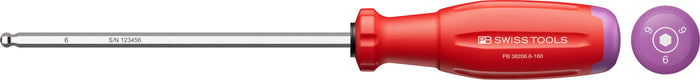 PB Swiss SwissGrip Evo Hex Ball Point Screwdriver 6 x 160mm