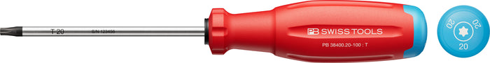 PB Swiss SwissGrip Evo Torx Screwdriver TX20 x 100mm in Skin Pack