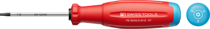 PB Swiss SwissGrip Evo Torx Screwdriver with Bore Hole TX8 x 60mm