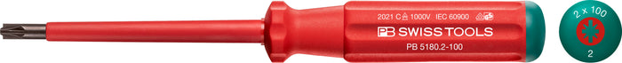 PB Swiss Classic VDE Screwdriver PZ/SL #2 x 100mm