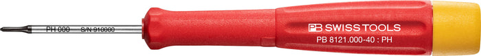 PB Swiss 8121 Electronics Phillips Screwdriver PH000 x 40mm
