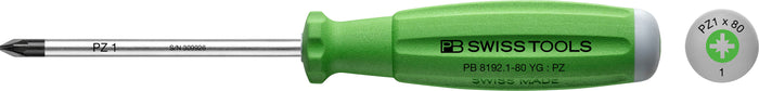 PB Swiss 8192 RB SwissGrip Pozidriv Screwdrivers (Various Sizes)