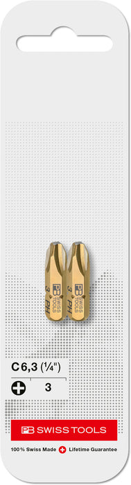 PB Swiss C6 190 CN2 Phillips PH3 PrecisionBit Design C 6.3 (1/4