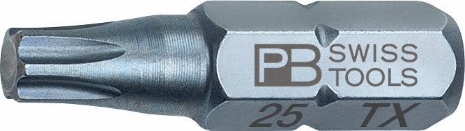 PB Swiss PrecisionBit Shape C 6.3 Torx TX25 3 Piece in Skin Pack