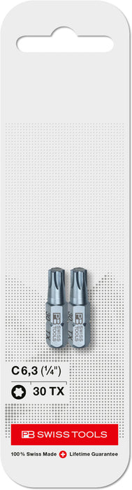 PB Swiss C6 400 CN2 Torx TX30 PrecisionBit Design C 6.3 (1/4
