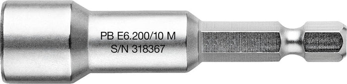 PB Swiss E6.200/10M Socket Wrench Bit Design E 6.3 (1/4