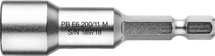 PB Swiss E6.200/11M Socket Wrench Bit Design E 6.3 (1/4