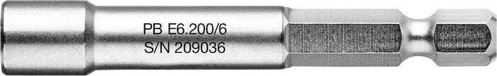 PB Swiss E6.200/6 Socket Wrench Bit Design E 6.3 (1/4