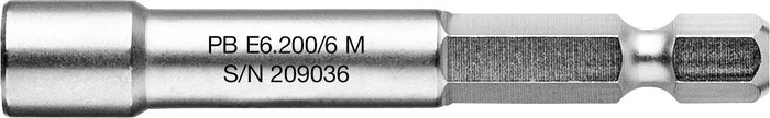 PB Swiss E6.200/6M Socket Wrench Bit Design E 6.3 (1/4