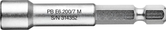 PB Swiss E6.200/7M Socket Wrench Bit Design E 6.3 (1/4