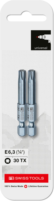 PB Swiss Torx PrecisionBit TX30 Design E 6.3 (1/4