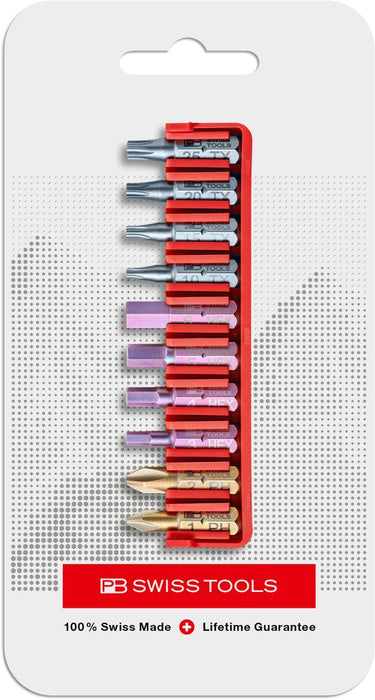 PB Swiss C6 700 CN PrecisionBits C6 Set in BitBlock 10 Pce PH/TX/Hex