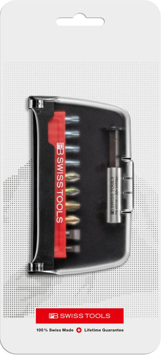 PB Swiss C6 702 BC PrecisionBits C6 set in BitCase 10 Pce SL/PH/PZ/TX in Skin Pack