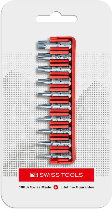PB Swiss C6 703 CN PrecisionBits C6 Set in BitBlock 10 Pce Torx