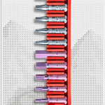 PB Swiss C6 704 CN PrecisionBits C6 Set in BitBlock 10 Pce Hex/Torx