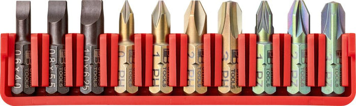PB Swiss C6 701 CN PrecisionBits C6 Set in BitBlock 10 Pce SL/PH/PZ