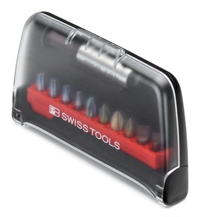 PB Swiss C6 702 BC PrecisionBits C6 Set in BitCase 10 Pce SL/PH/PZ/TX