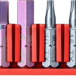 PB Swiss C6 704 CN PrecisionBits C6 Set in BitBlock 10 Pce Hex/Torx