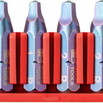 PB Swiss C6 708 CN PrecisionBits C6 Set in BitBlock 10 Pce Square Socket (Robertson)