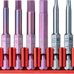 PB Swiss E6 700 CN PrecisionBits E6 Set in BitBlock 10 Pce PH/TX/Hex