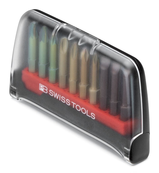 PB Swiss E6 701 BC PrecisionBits E6 Set in BitCase 10 Pce SL/PH/PZ