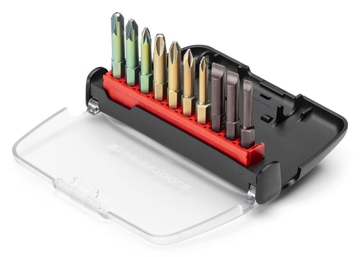 PB Swiss E6 701 BC PrecisionBits E6 Set in BitCase 10 Pce SL/PH/PZ
