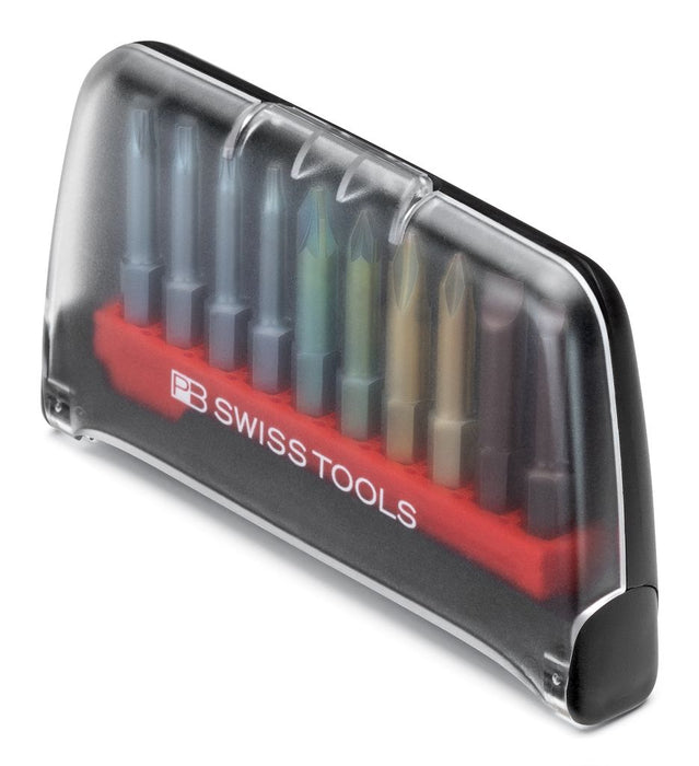 PB Swiss E6 702 BC PrecisionBits E6 Set in BitCase 10 Pce SL/PH/PZ/TX