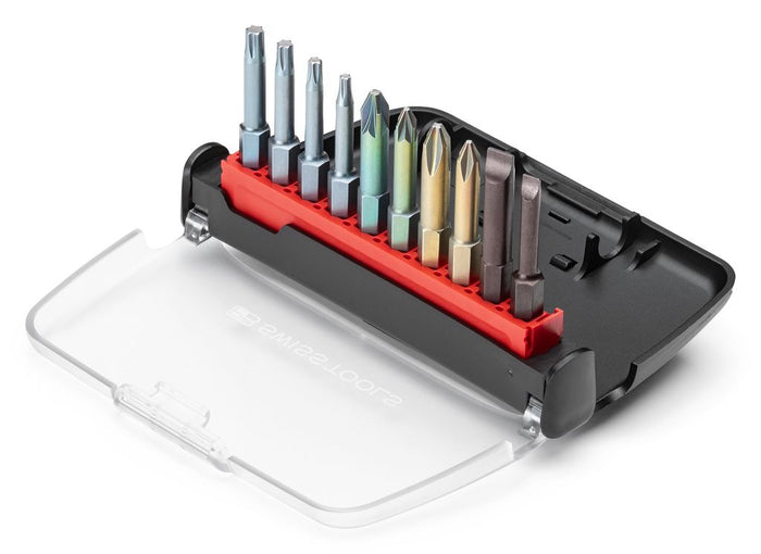 PB Swiss E6 702 BC PrecisionBits E6 Set in BitCase 10 Pce SL/PH/PZ/TX