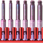 PB Swiss E6 715 CN PrecisionBits E6 Set in BitBlock 10 Pce Hex Ball Point