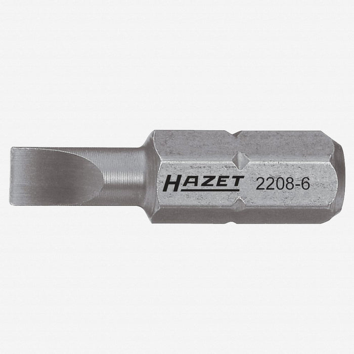 Hazet 2208-9 Screwdriver Slotted Bit 1.0 x 6.0 x 25mm