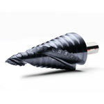 Ruko Ultimatecut Step Drill Set HSSE-Co 5 RUnaTEC Spiral Fluted with Flowstep Tip 9-38mm