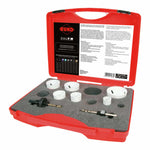 Ruko Set of Bi-Metal Hole Saws HSS Co 8 in Plastic Case 8 Piece 126302