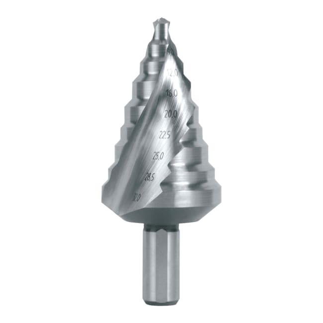 Ruko Step Drill HSS Spiral Fluted With Split Point No. 12