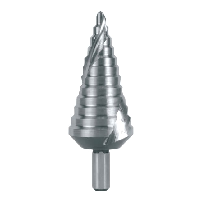 RUKO Step Drills HSSe-Co 5 Spiral Fluted With Split Point No. 9