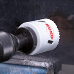 Ruko Bi-Metal Hole Saw Set HSSE-CO 9 In Plastic Case, 12 Pce